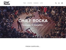Tablet Screenshot of chief-rocka.com